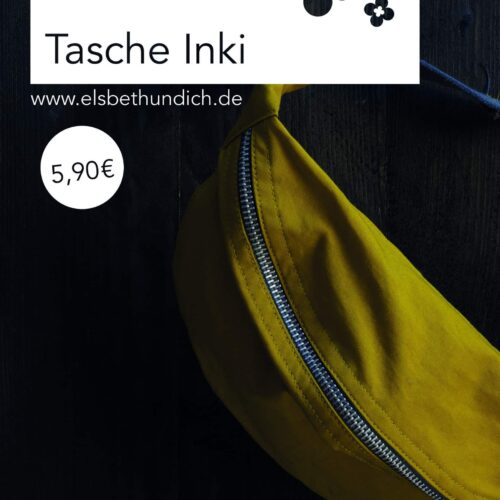 Schnittmuster: Gürteltasche "Inki"