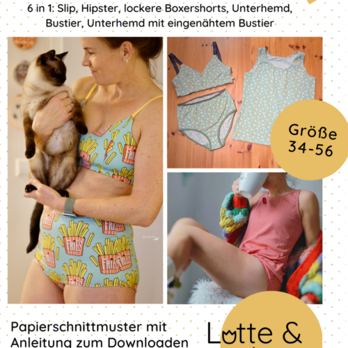 Schnittmuster: Lotte und Ludwig "Wäsche Basics"