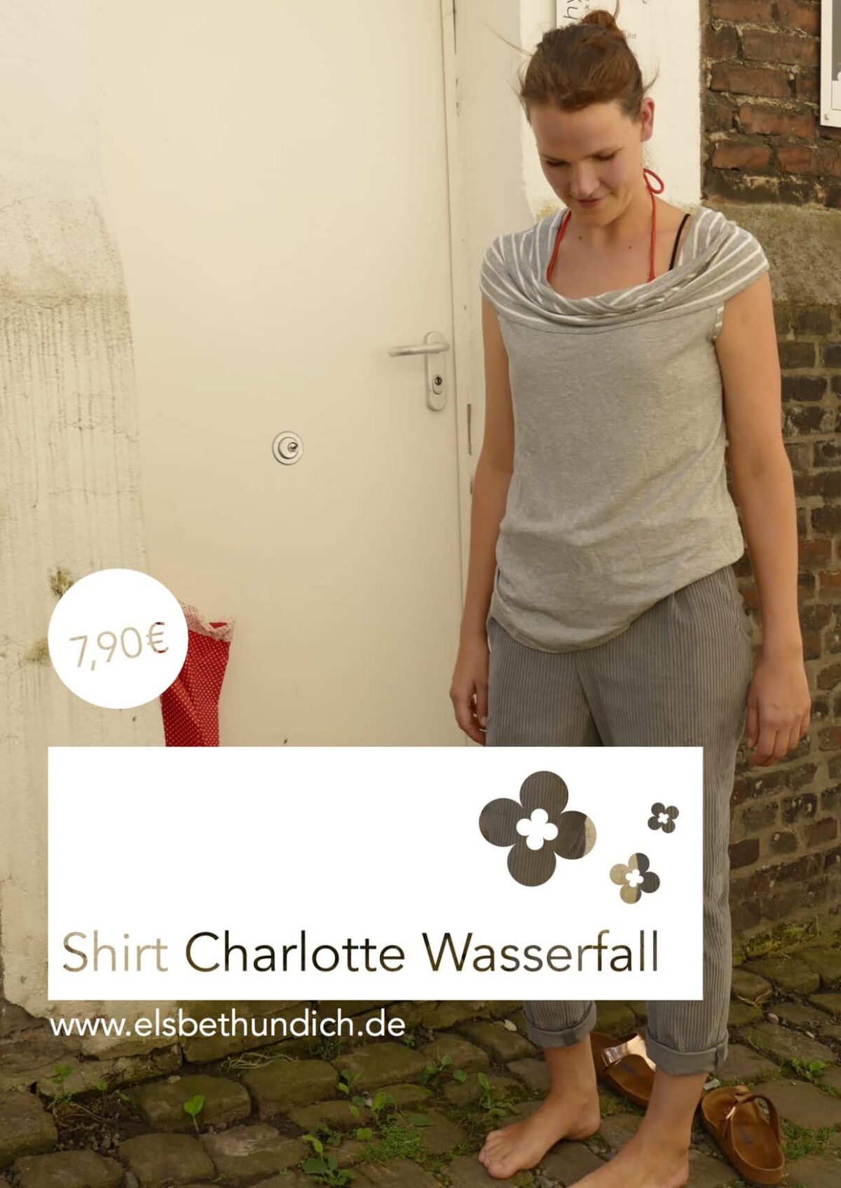 Schnittmuster: Shirt "Charlotte" Wasserfall