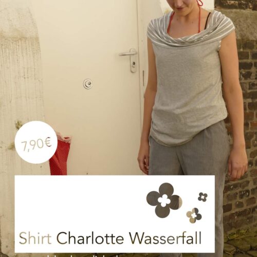 Schnittmuster: Shirt "Charlotte" Wasserfall