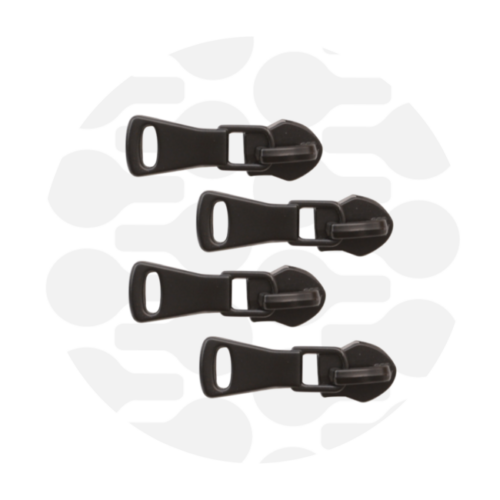 Zipper Zoo. Allround Zipper Slider 4 Stück Black