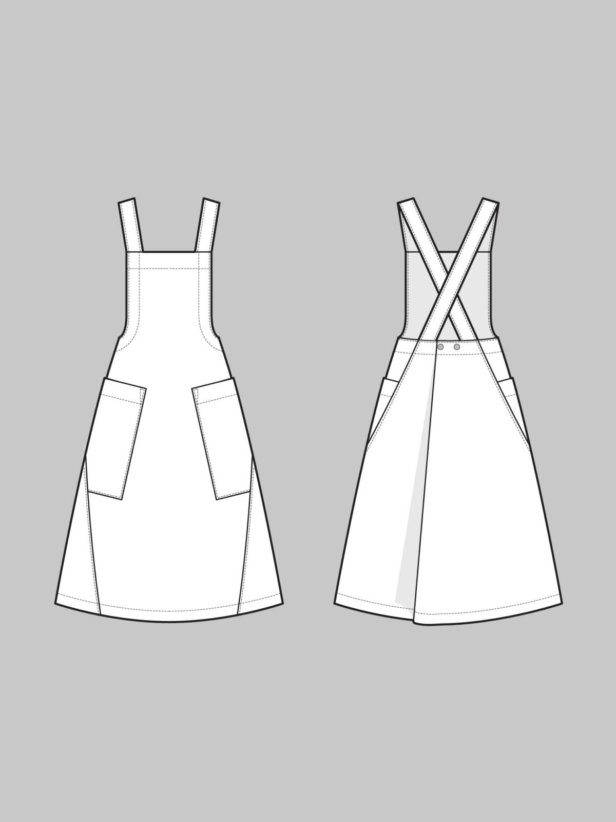 Schnittmuster: The Assembly Line "Apron Dress" XL-3XL – Bild 3