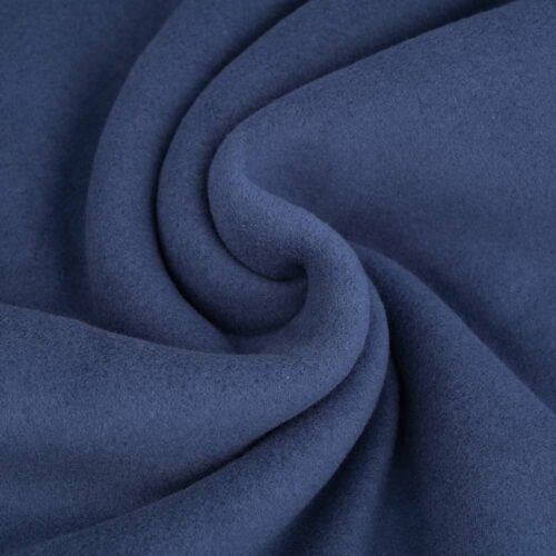 Stoffonkel: Organic Cotton Baumwollfleece "China Blue" BIO