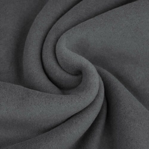 Stoffonkel: Organic Cotton Baumwollfleece "Dunkelgrau" BIO