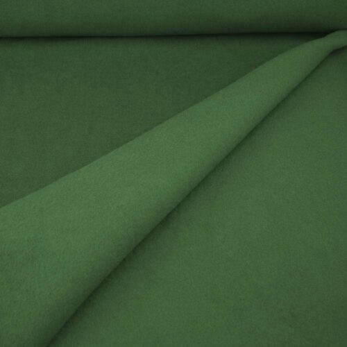 Stoffonkel: Organic Cotton Baumwollfleece "waldgrün" BIO