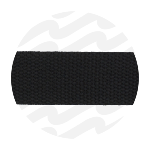 Baumwollgurtband 3cm breit: Black