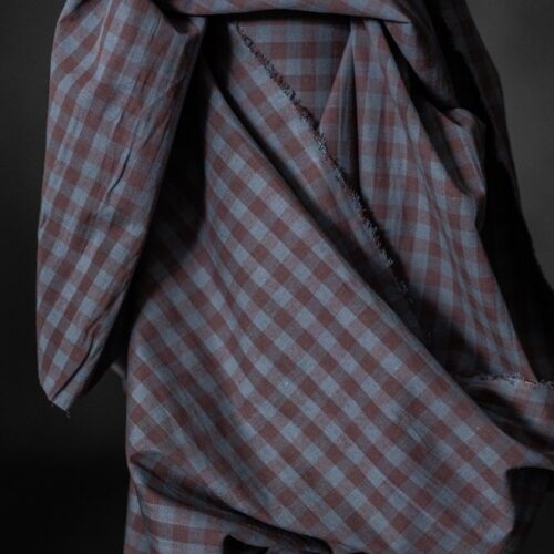 merchant and mills: hot candy organic cotton/linen gingham (kopie)
