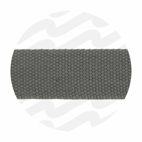 Baumwollgurtband 4cm breit: Grau Anthracite