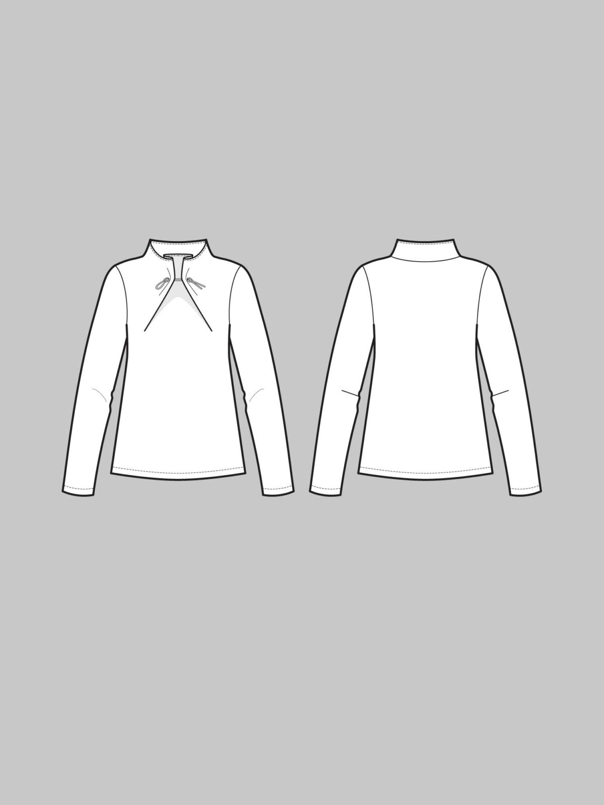 Schnittmuster: The Assembly Line "Elastic Tie Sweater" XL-3XL – Bild 3