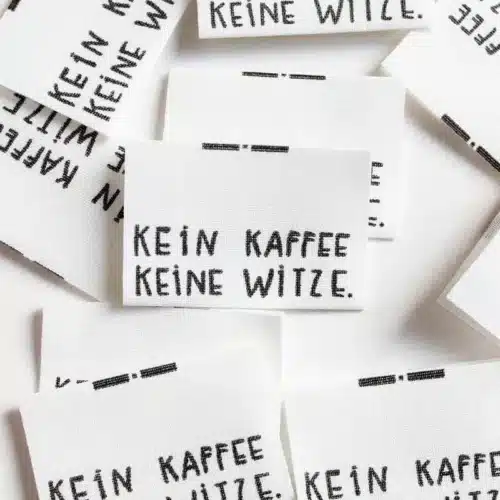 Halfbird: ETIKETT KEIN KAFFEE KEINE WITZE |3ER SET BIOBAUMWOLLE