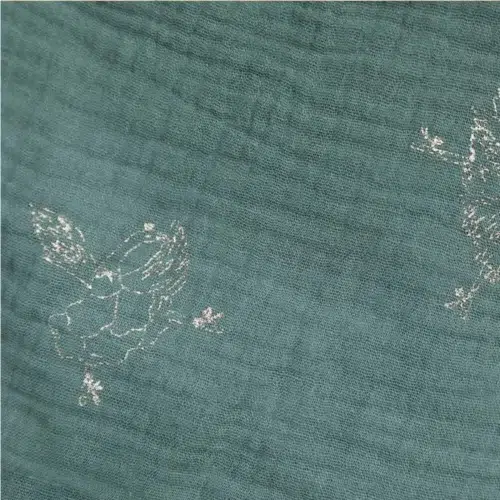 gold musselin stoff ballerinas katia