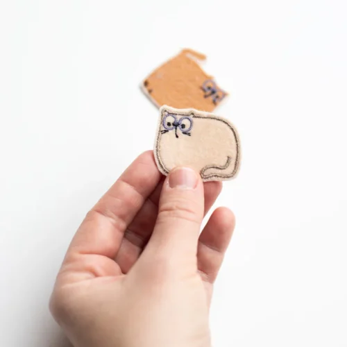 halfbird: aufnäher "katzen" 2er