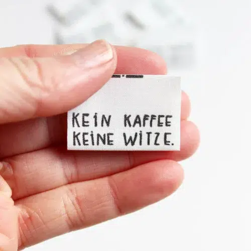 halfbird: etikett "möge die naht mit dir sein" 3er set gewebt (kopie)