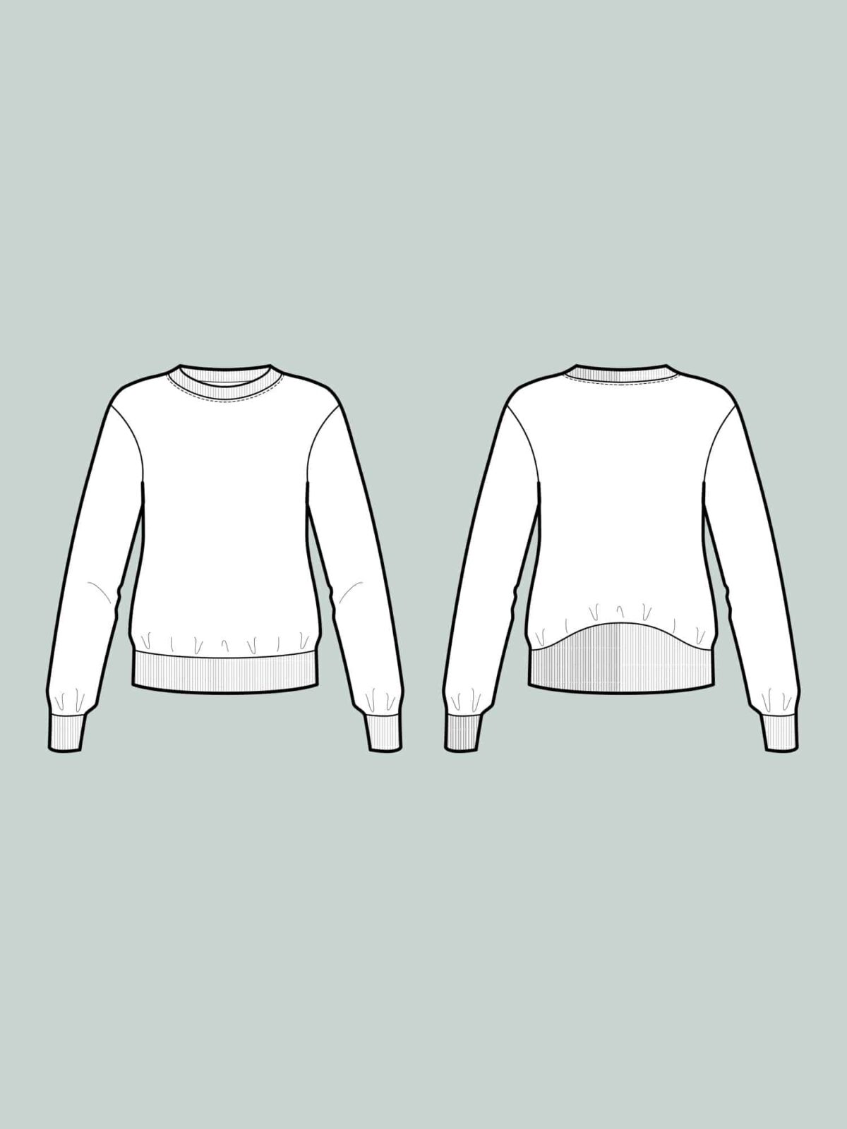 Schnittmuster: The Assembly Line "High Cuff Sweater" – Bild 4