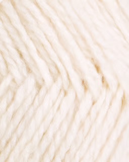 Rauma Fivel Garn – 100 % norwegische Wolle in Natur, weiches zweifädiges Strickgarn für Pullover, Mützen und Schals