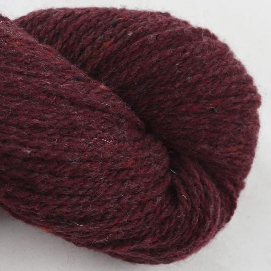 BC Loch Lomond Wolle englisches Tweedgarn nachhaltig bordeaux