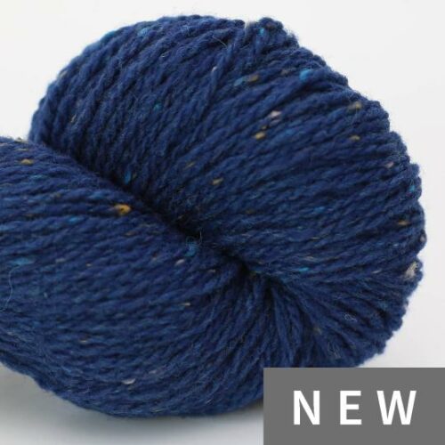 BC Loch Lomond Wolle englisches Tweedgarn nachhaltig dunkelblau