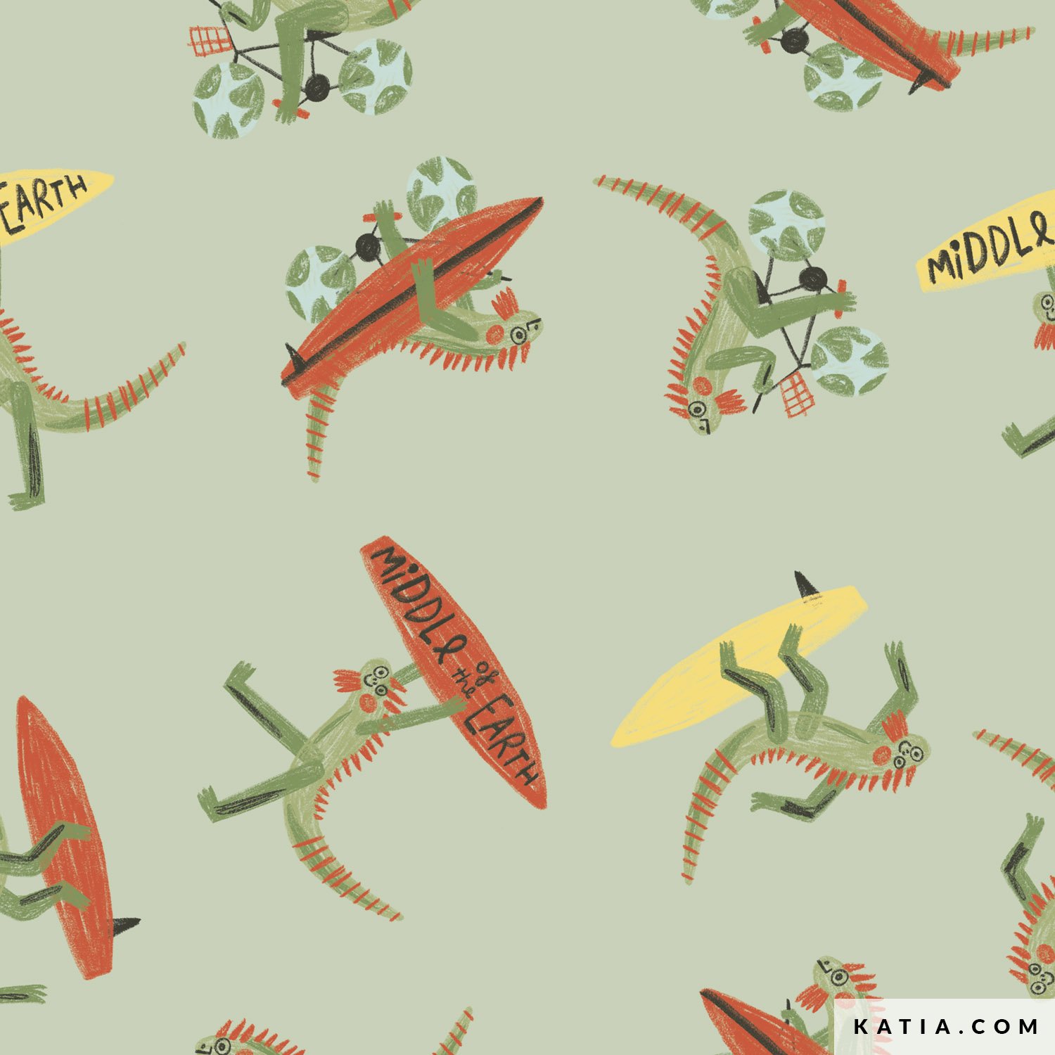 katia: baumwolle poplin "darwin birds" (kopie)