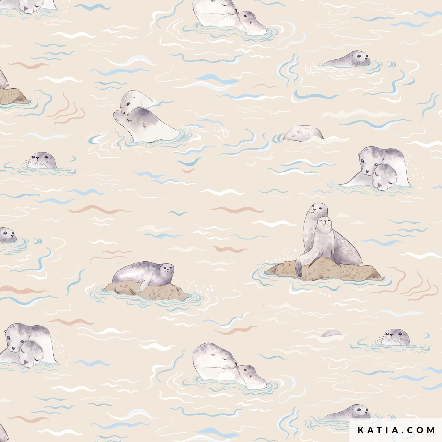 katia: baumwolle poplin "darwin birds" (kopie)