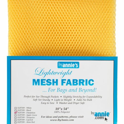 by annie´s Mesh Fabric Gelb