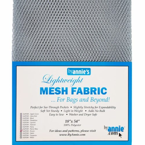 by annie´s Mesh Fabric Grau