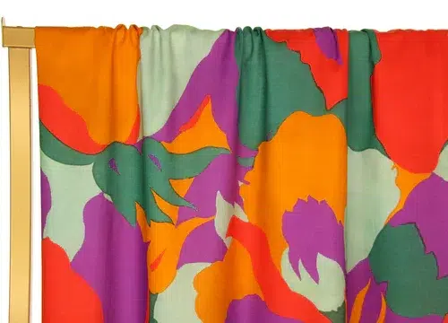 Atelier Jupe: "Colourful modern graphic" Cotton