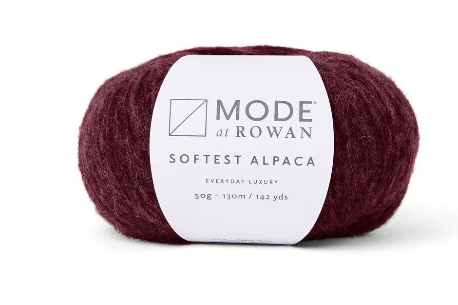 softest alpaca von mode at rowan – kuschelige alpaka wolle "ash 012"