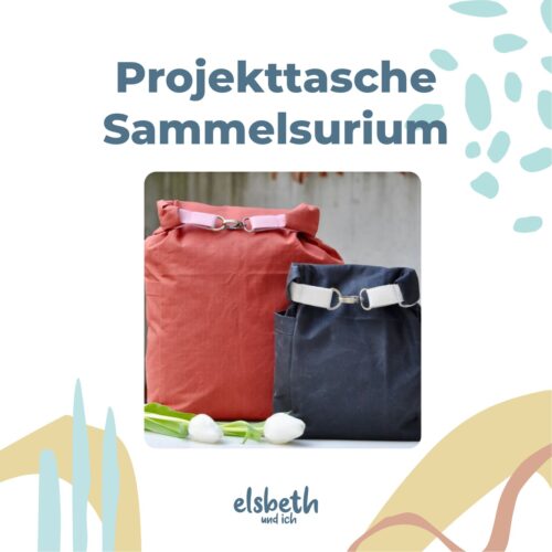 schnittmuster projekttasche sammelsurium in 2 größen