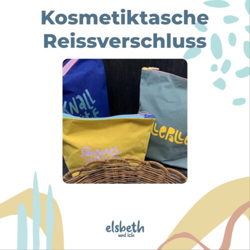 Nähset Kosmetik Täschchen
