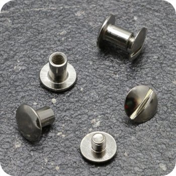 10x Buchschrauben: Silber 3,5mm