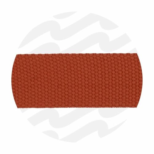 Baumwollgurtband 4cm breit: Terracotta