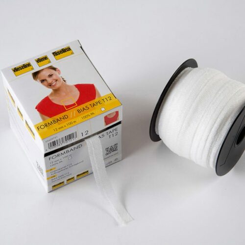 Formband/Nahtband Vlieseline: Weiß 12mm breit